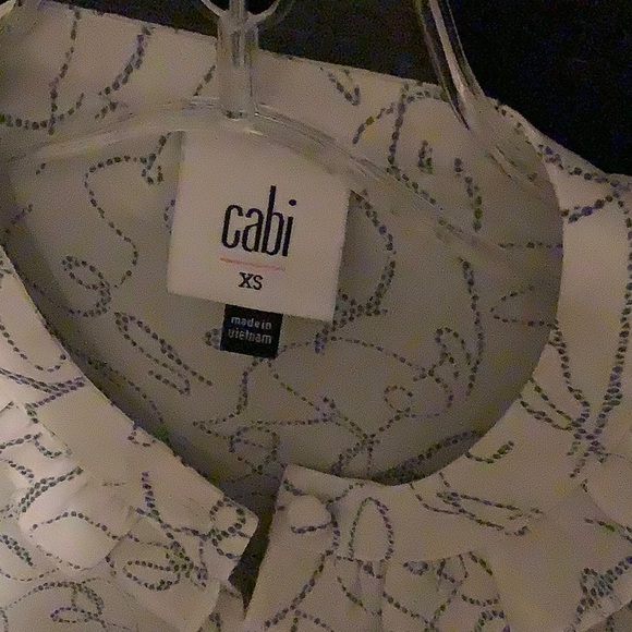Cabi Ribbon Trim Blouse XS - Picture 3 of 7
